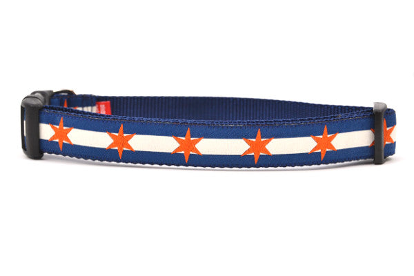 Six Point Star Collars - Navy/Orange & Red/Black